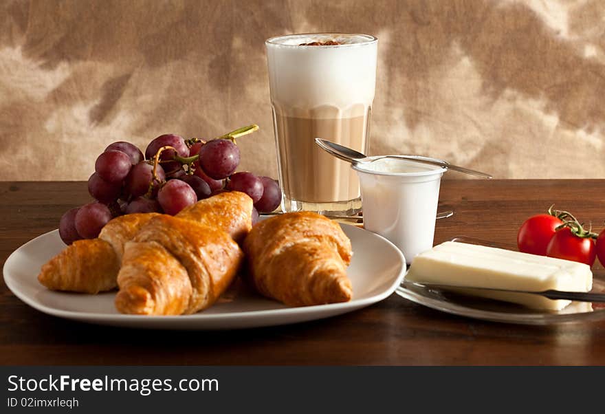 Photo of different food which is used for breakfrast. Photo of different food which is used for breakfrast