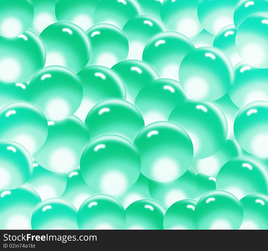 Abstract water drop bubbles background