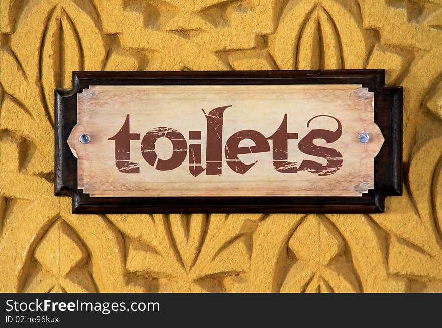 Toilet Sign