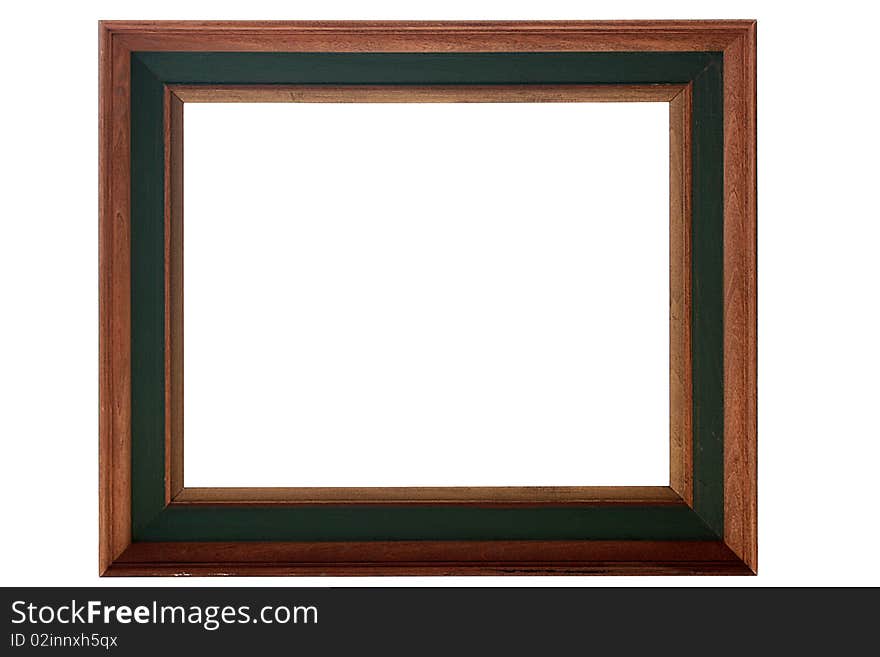 Frame for a picture or a photo on a white background.