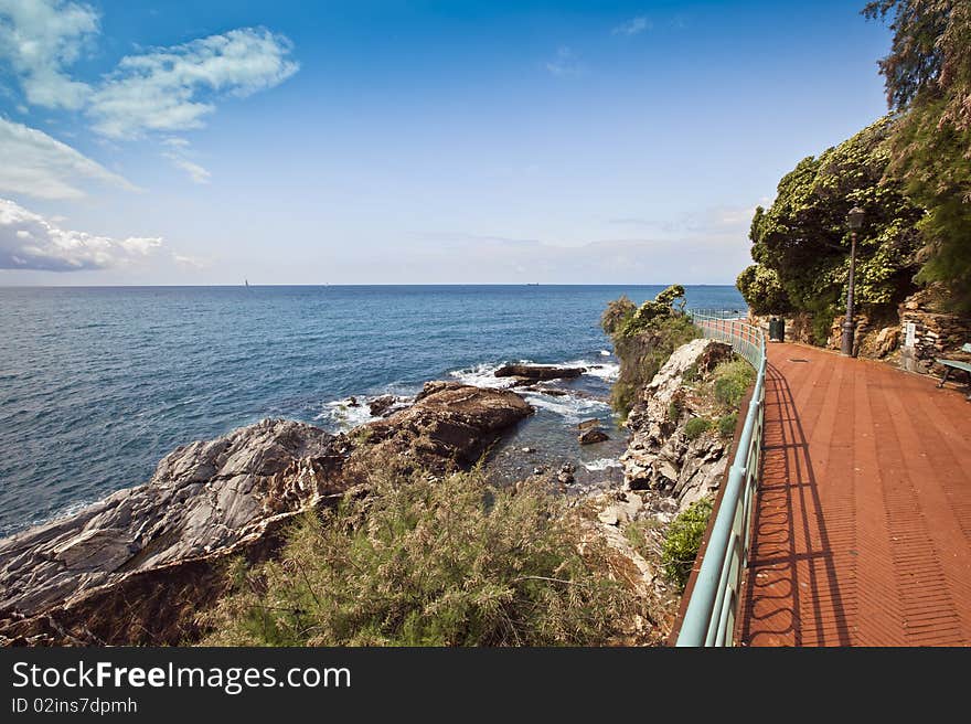 Italian Riviera Promenade