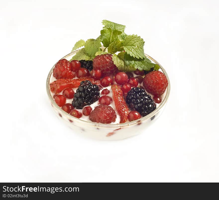 Woods fruits yoghurt