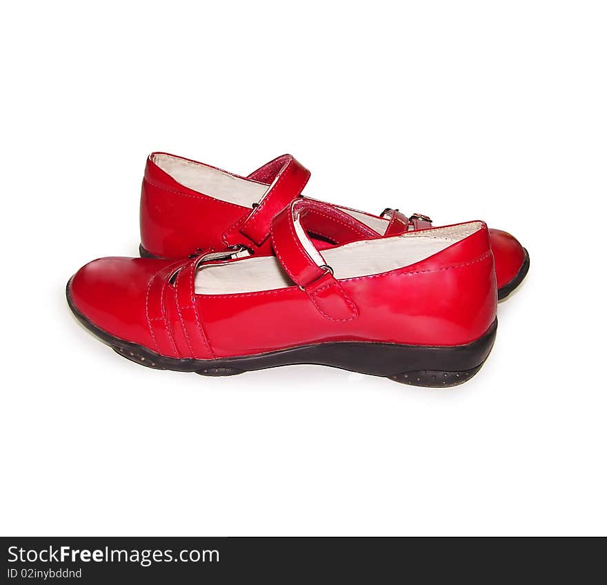 Woman s red shoes