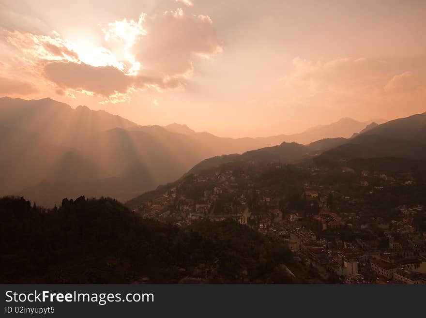 From Hamrong Peak