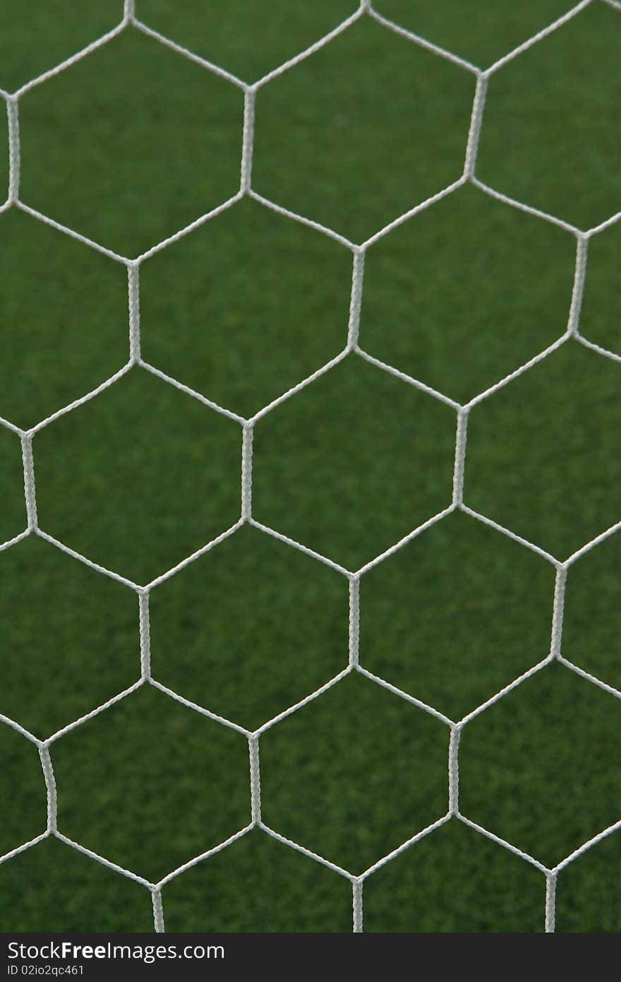 Texture of artificial grass in soccer field. Texture of artificial grass in soccer field