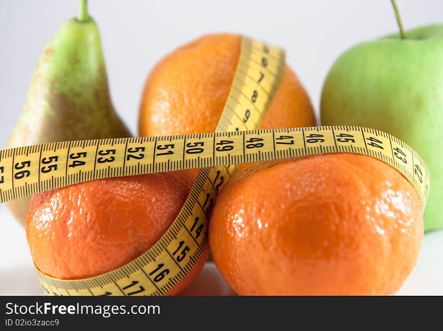 Fruits measured the meter