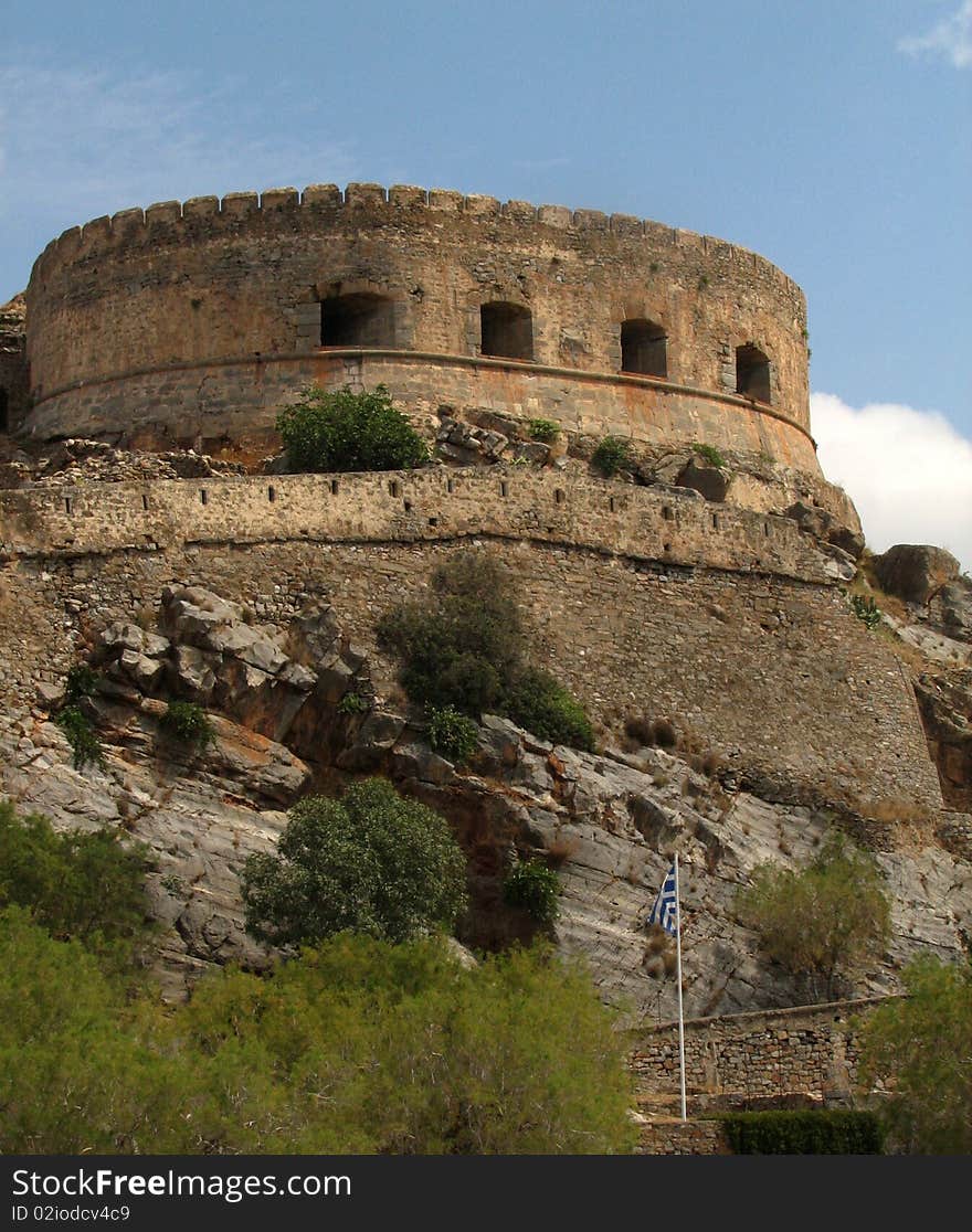 Medieval defence tower - Spinalong island