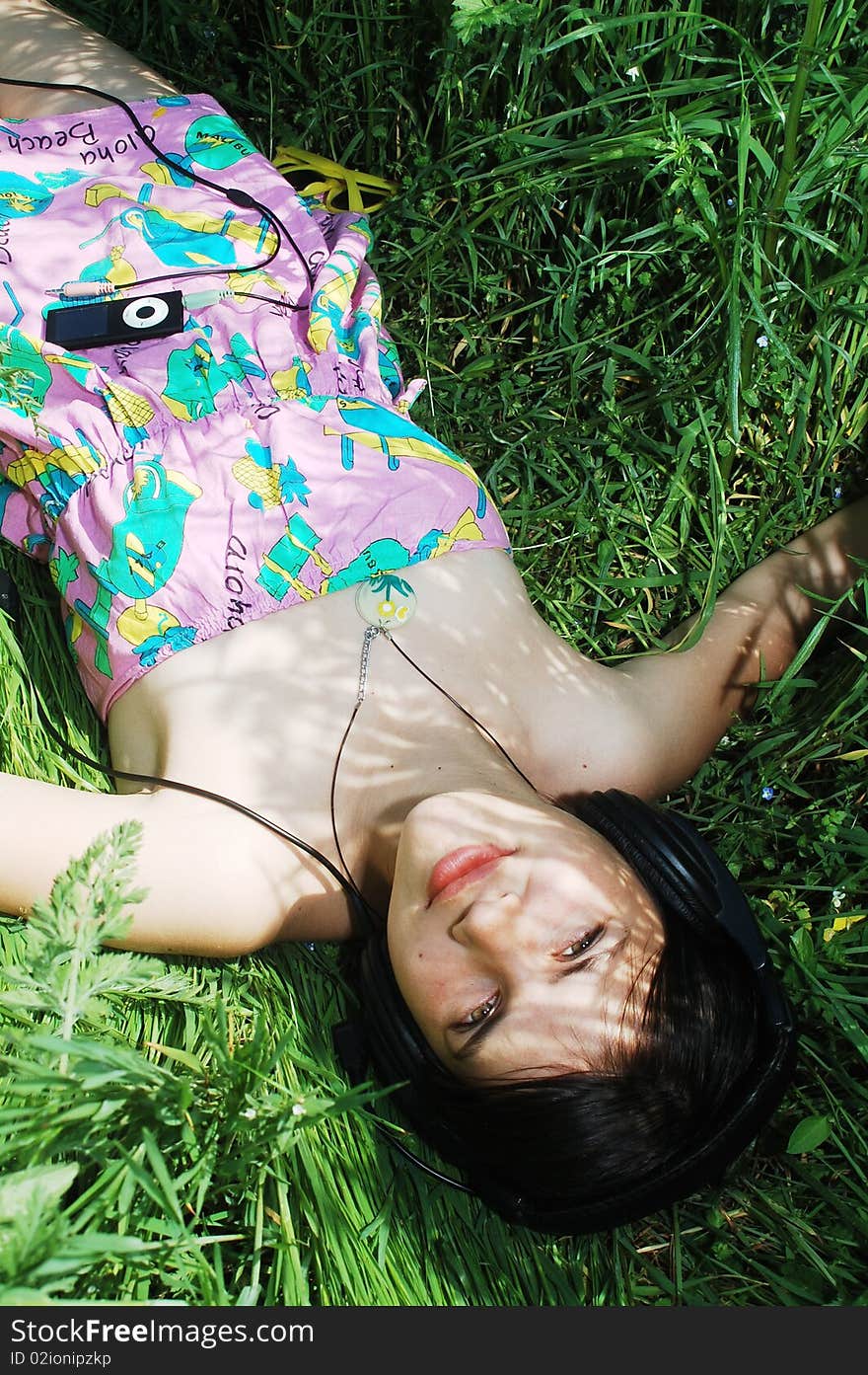 Lying In Grass