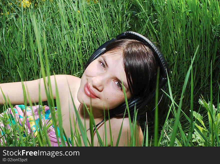 Girl In Summer Meadow