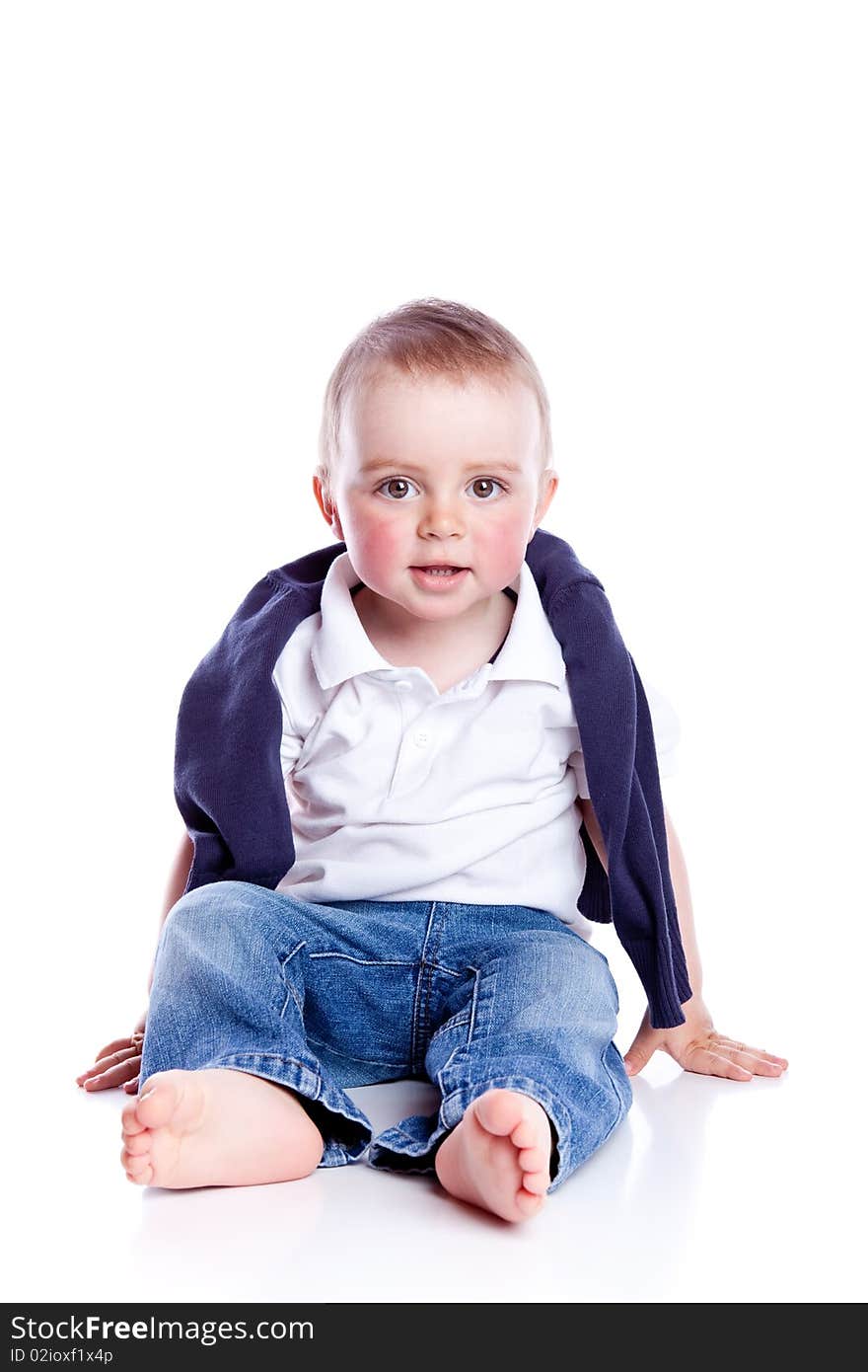 Photo of adorable young boy