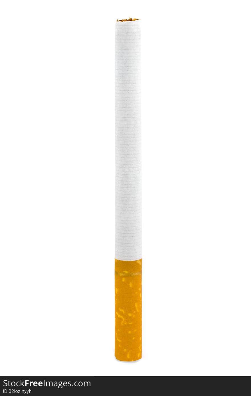 Cigarette isolated on white