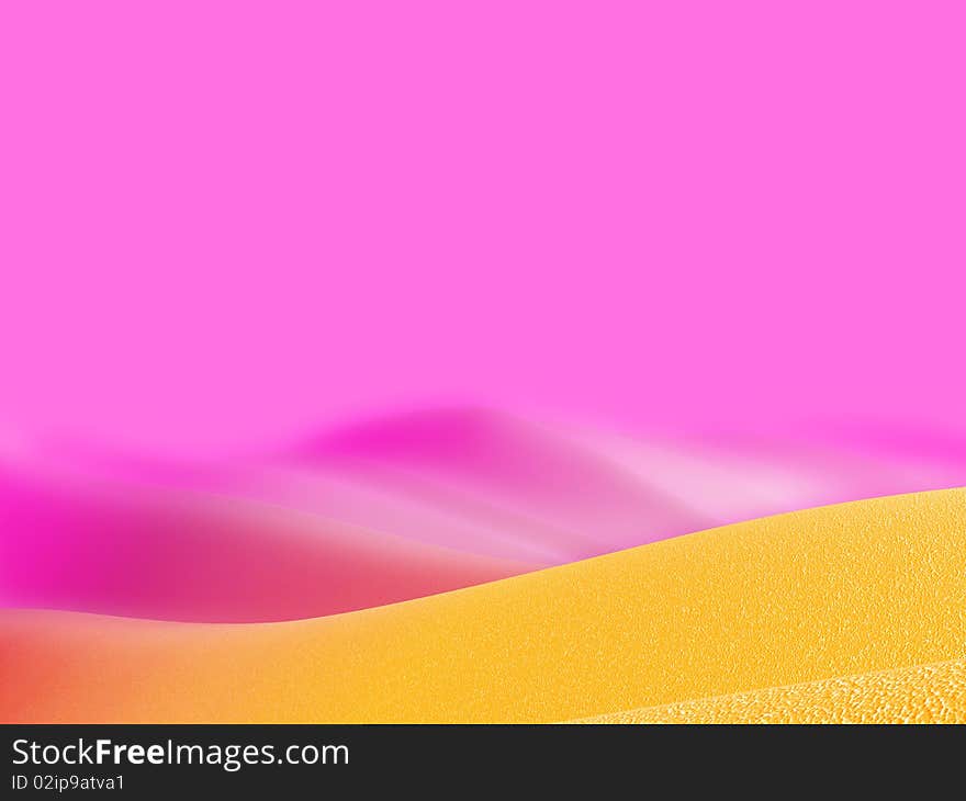 Pink And Orange Pastels Background