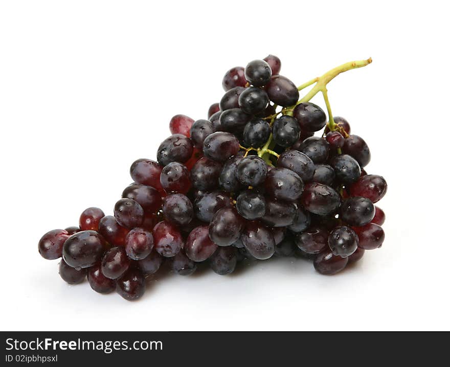 Fresh fruit on a white background