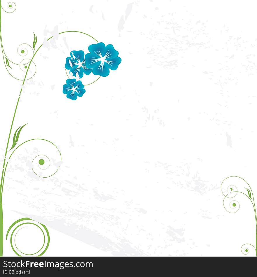 Abstract floral background with space for your text