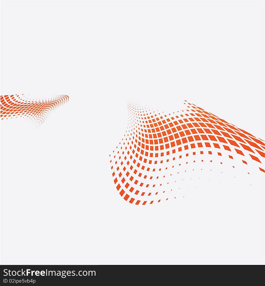 Halftone Multicolor Background