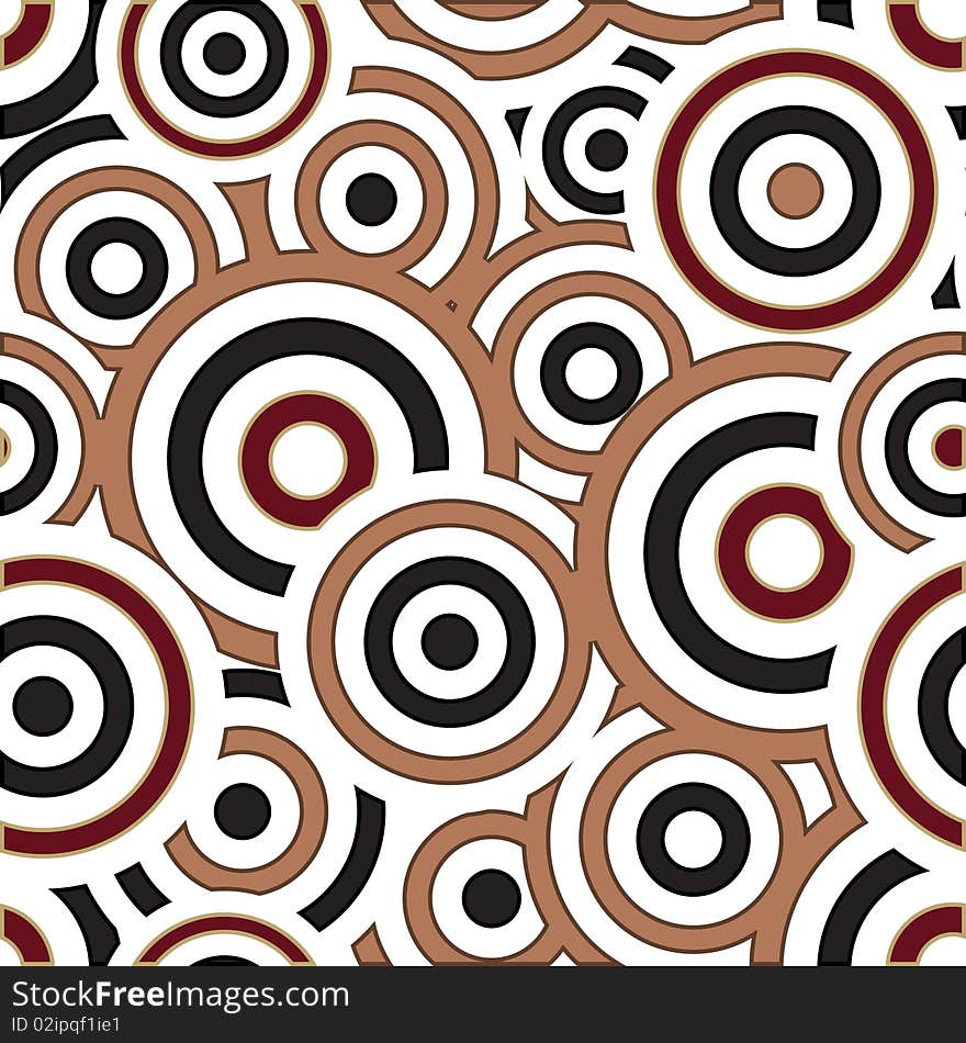 Seamless vector texture with circles. Seamless vector texture with circles