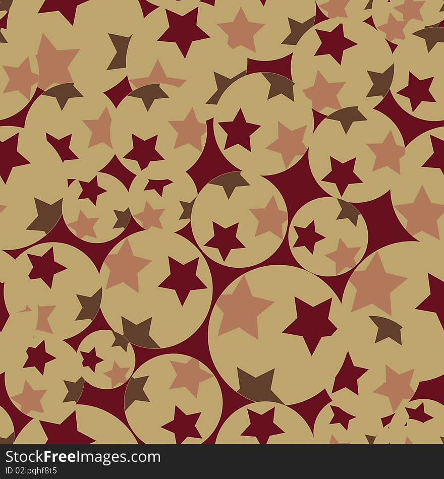 Seamless star pattern