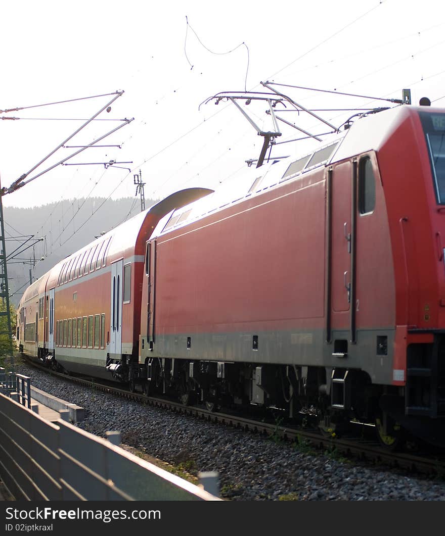 Through passing express in the Black Forest