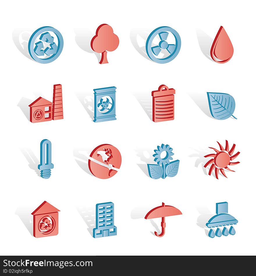 Ecology and nature icons - icon set