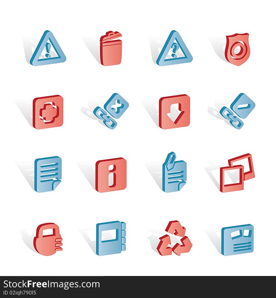 Web site and computer Icons -  icon set