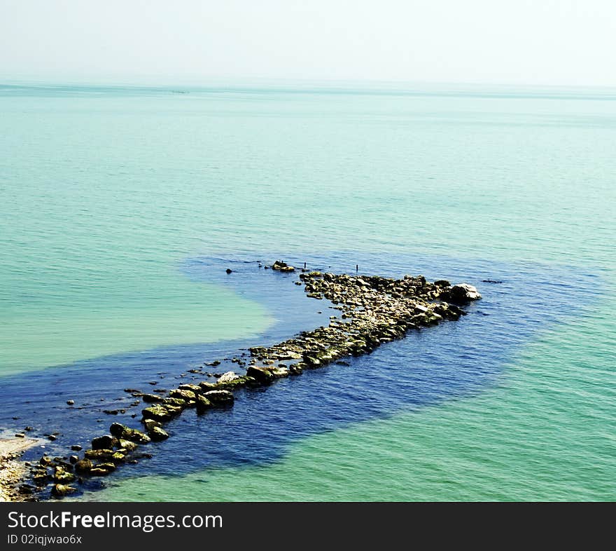 Beautiful sea view on a sunny day