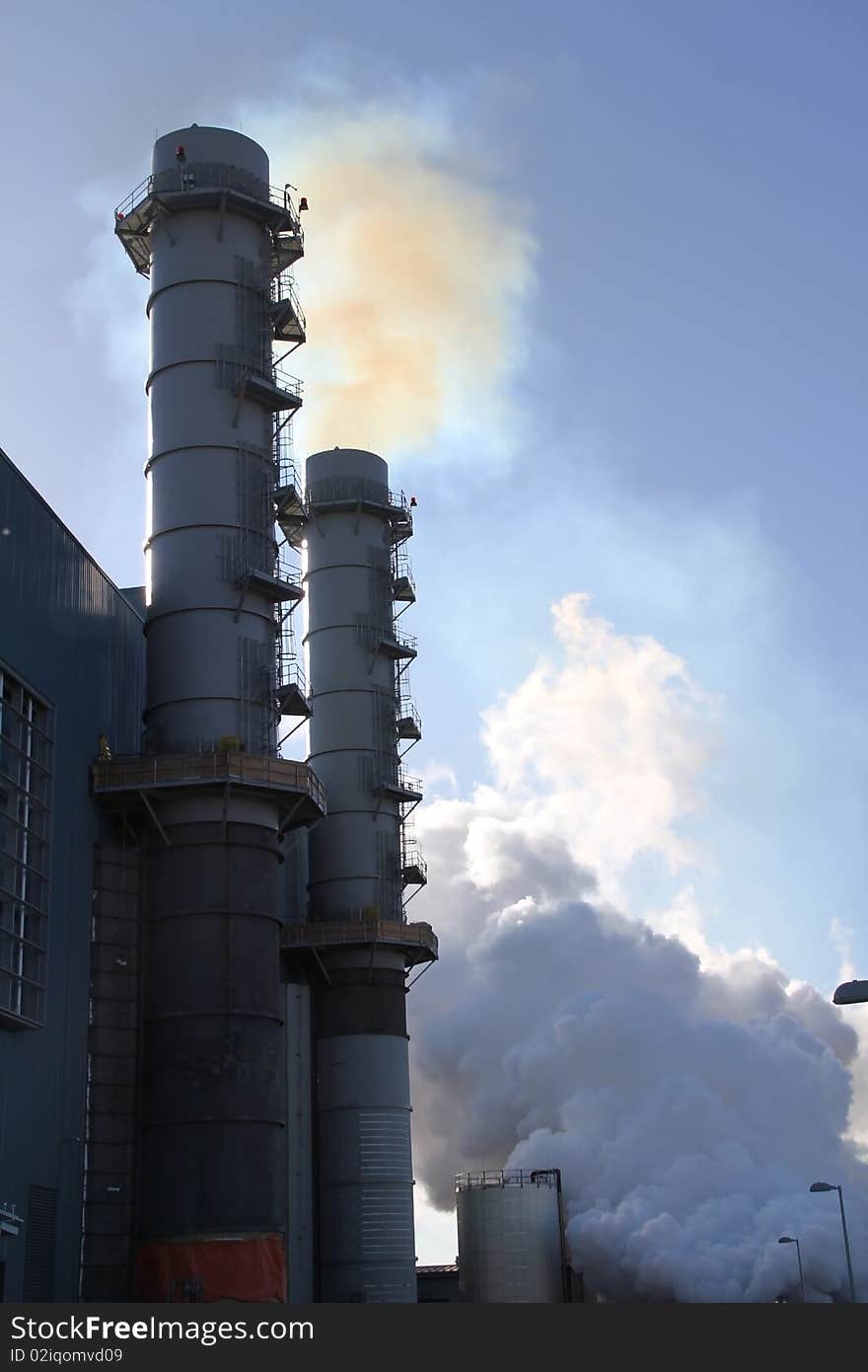 First Fire Of Smoke Stacks