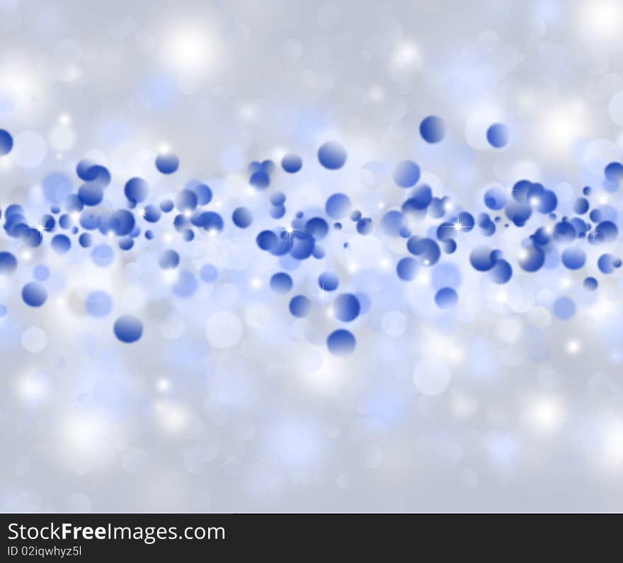 Abstract blue glowing light background