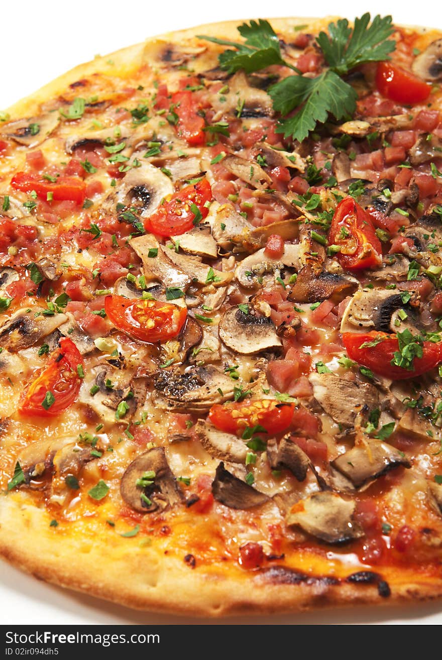 Mushrooms Pizza