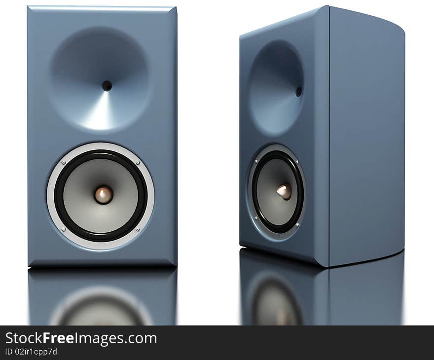 Pair of hi-fi loudspeakers