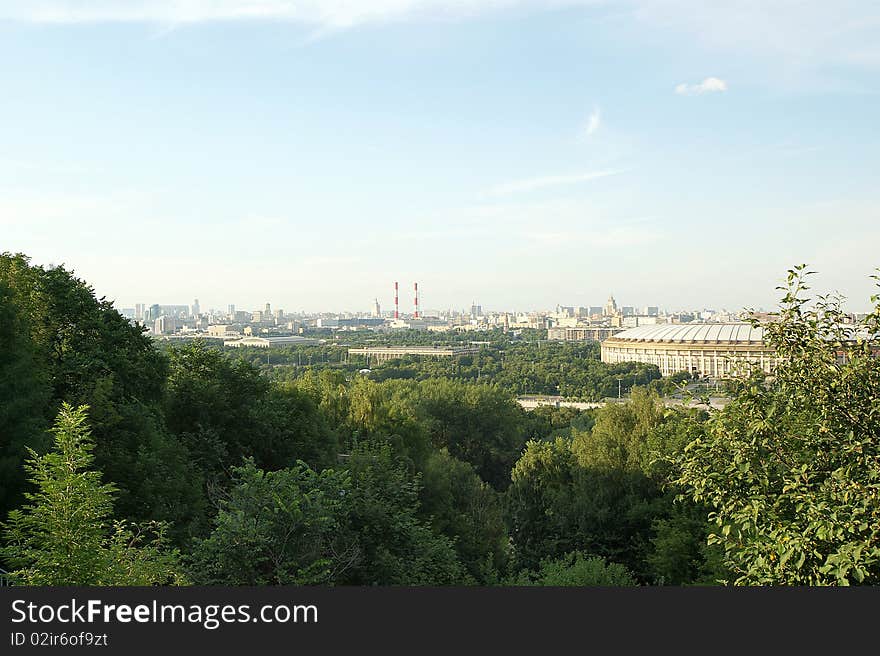 Moscow, Russia, the city view