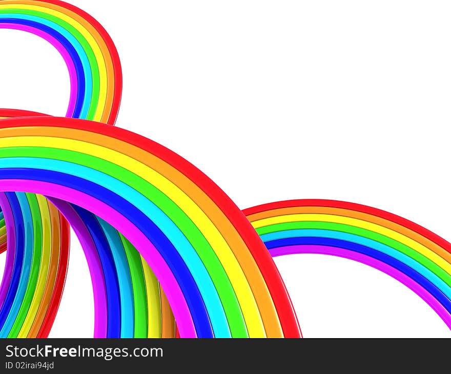 Rainbows background