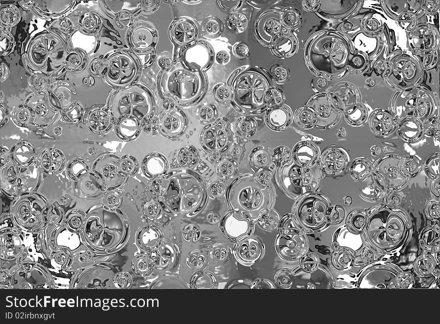 Abstract rain drops on glass texture