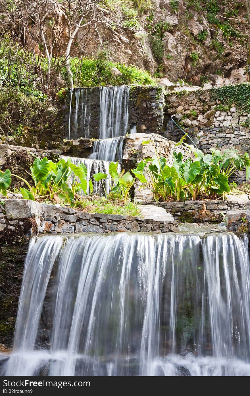 Waterfalls at Argyroupoli