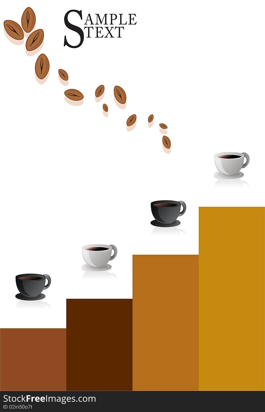 Coffee Cup Modern Poster