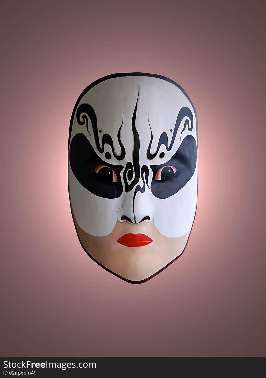 Fine mask of Sichuan opera. Fine mask of Sichuan opera.