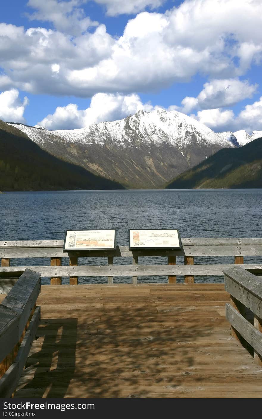 A deck with a view.