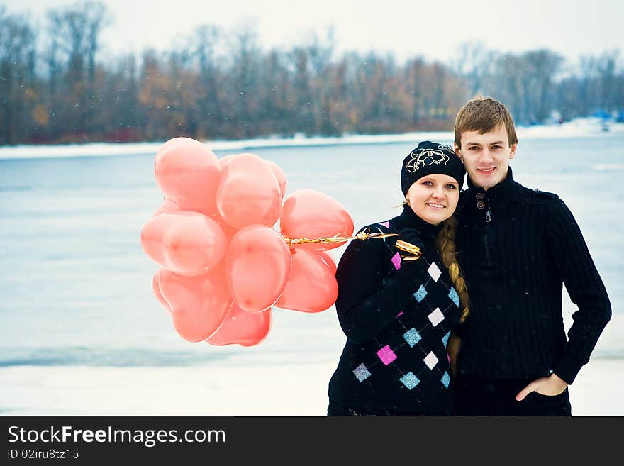 Young couple in love