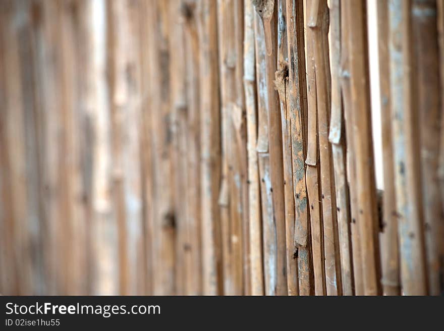 Fencing made from bamboo The villagers in the rural south of Thailand. Fencing made from bamboo The villagers in the rural south of Thailand