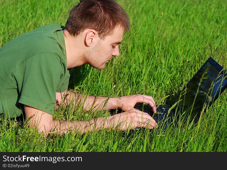 Young Man Outdoor