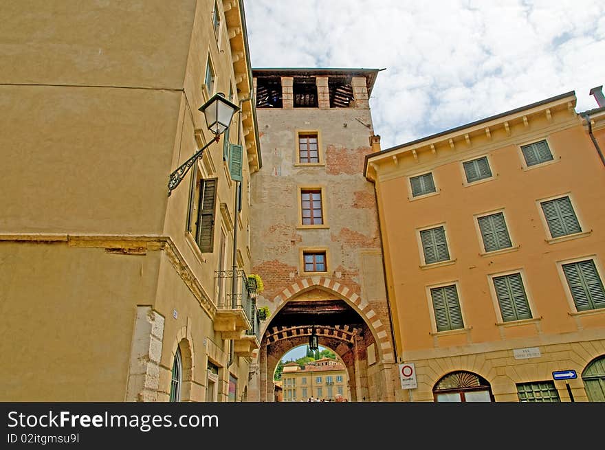 Archway of the bridge