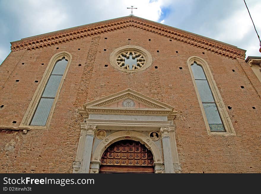 Front of the the church