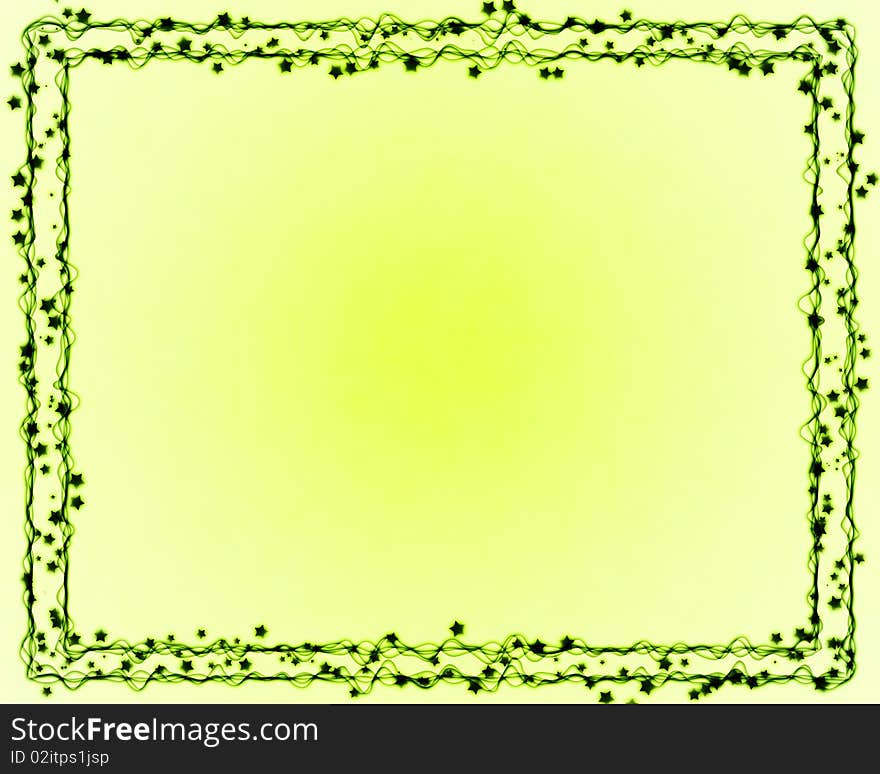 Frame of the decorative elements, abstract background