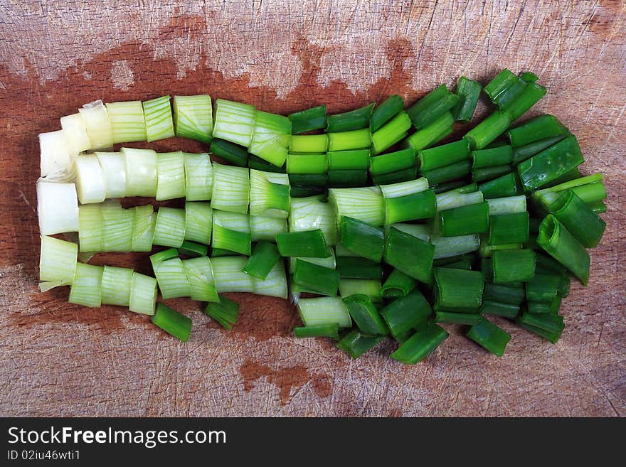 Chopped green onions