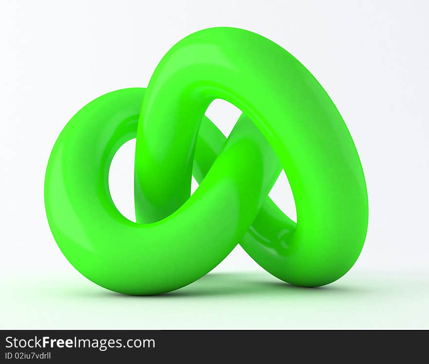 High Resolution 3d abstract shape