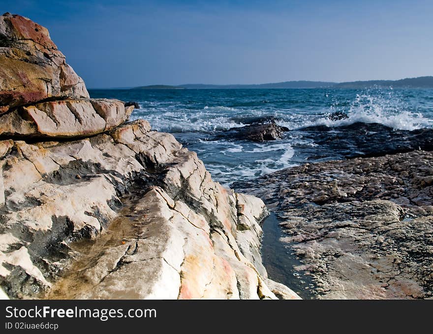 Mediterranean rocky coast