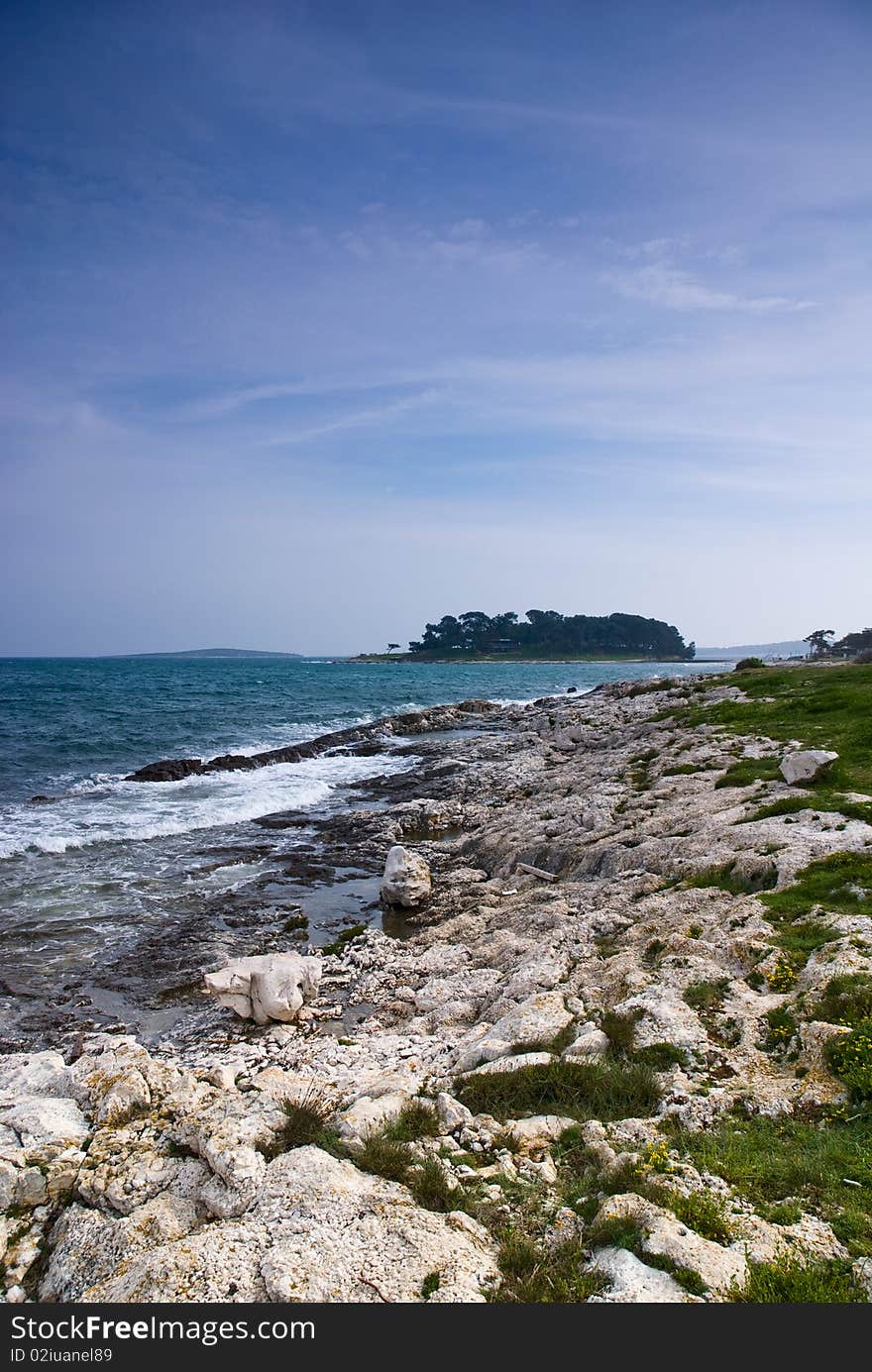 Mediterranean rocky coast