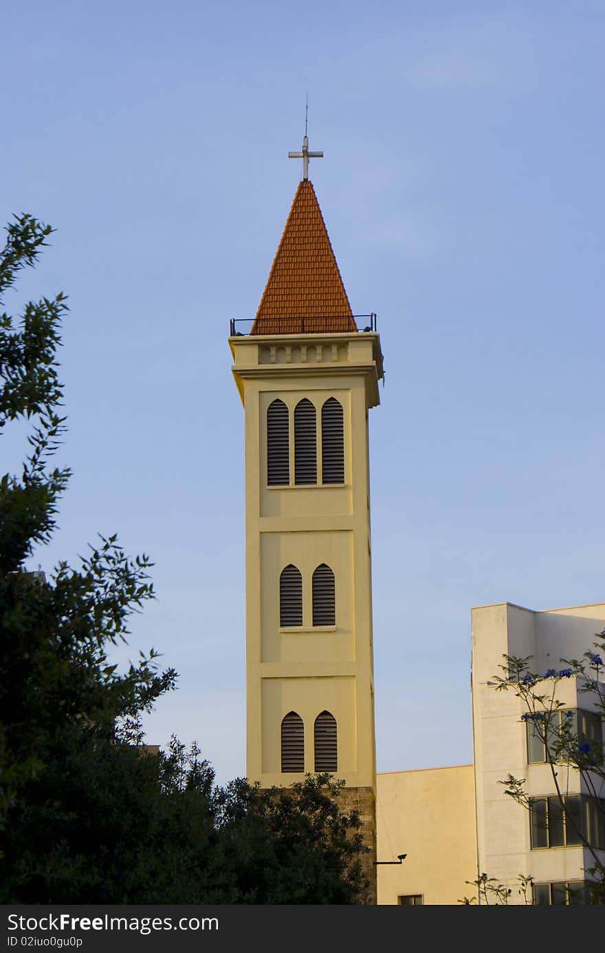 Church Tower in Down Town Beirut