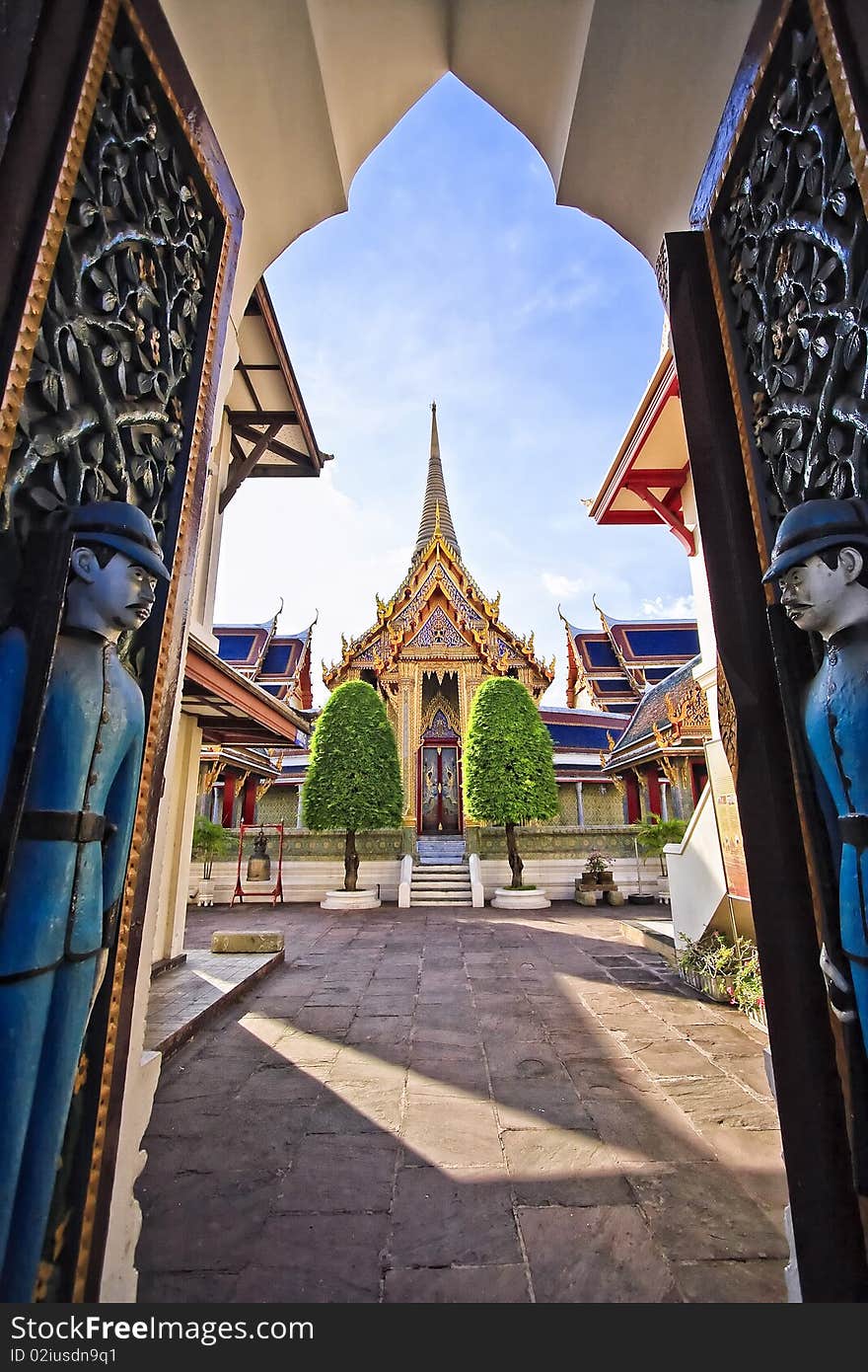 Old Thai Temple in Bangkok.