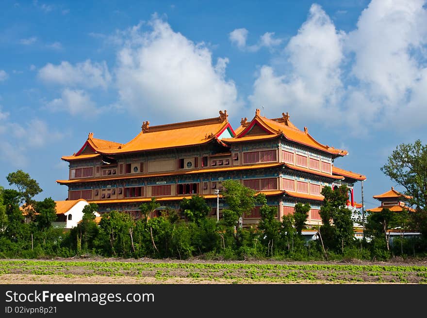 Image of Wat Lengnoeiyi 2, Chinese temple, near bangkok Thailand