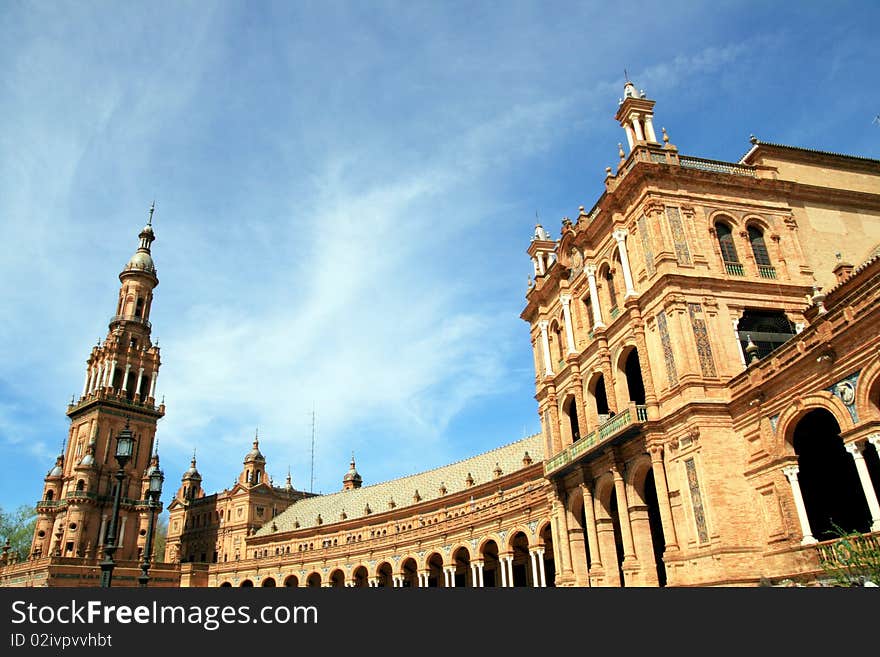 Plaza de Espana Palace & tower, Sevilla